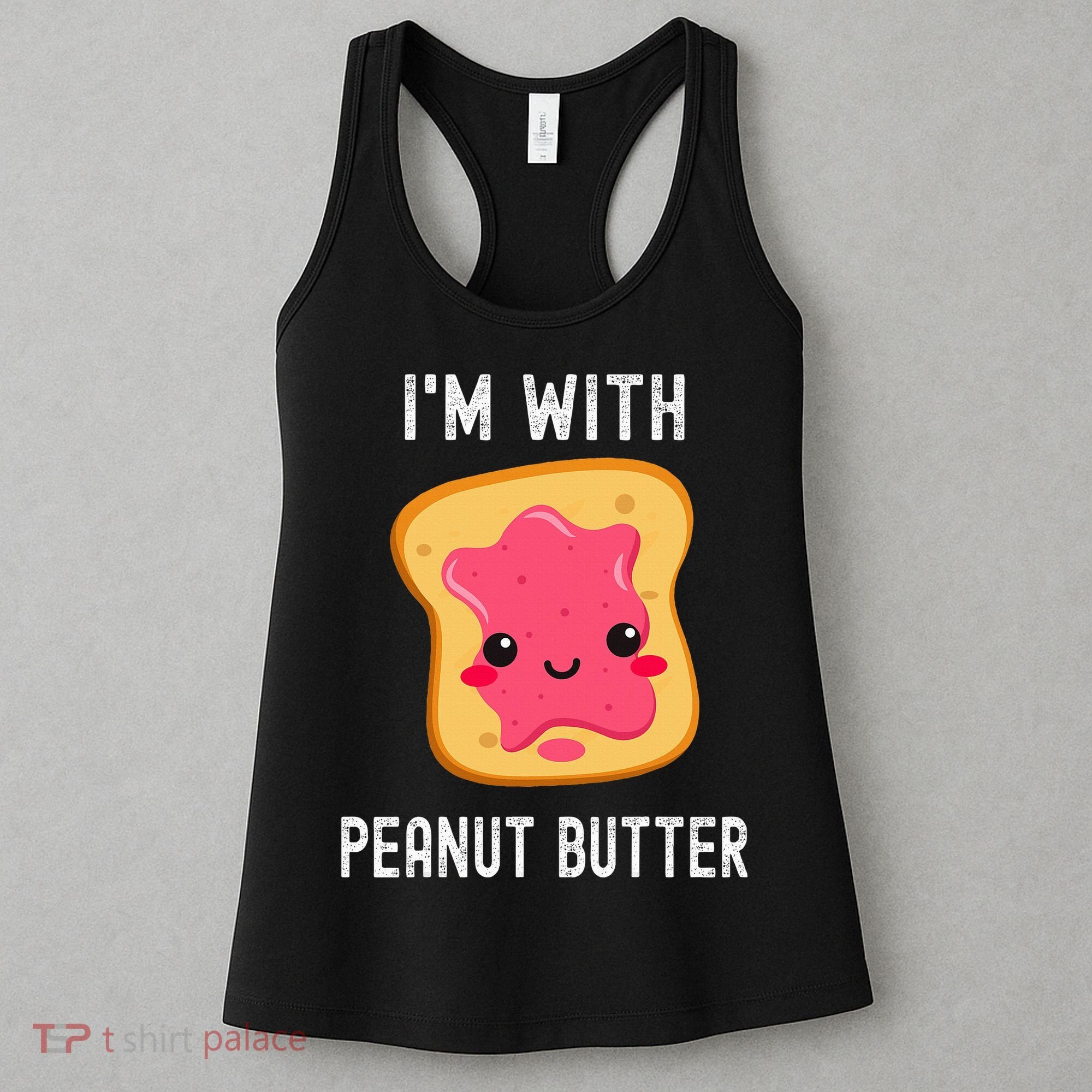 Funny Peanut Butter Jelly Matching Couples His & Hers Women's Tank Top