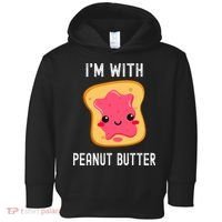 Funny Peanut Butter Jelly Matching Couples His & Hers Toddler Hoodie thumb 0