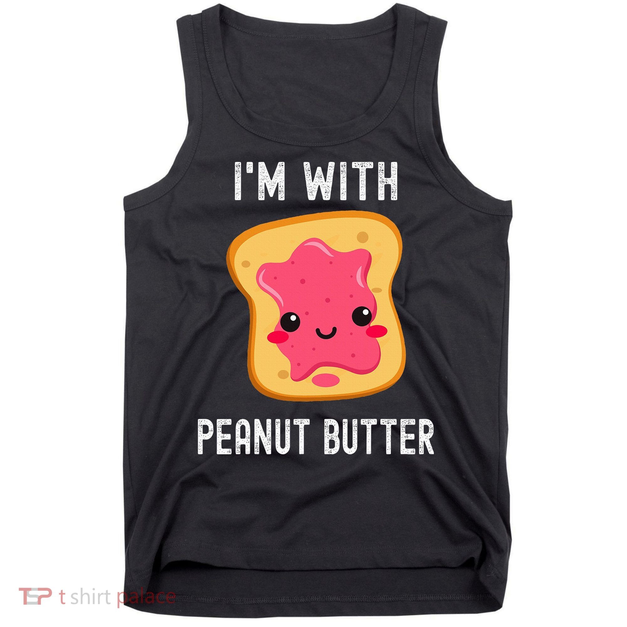 Funny Peanut Butter Jelly Matching Couples His & Hers Tank Top