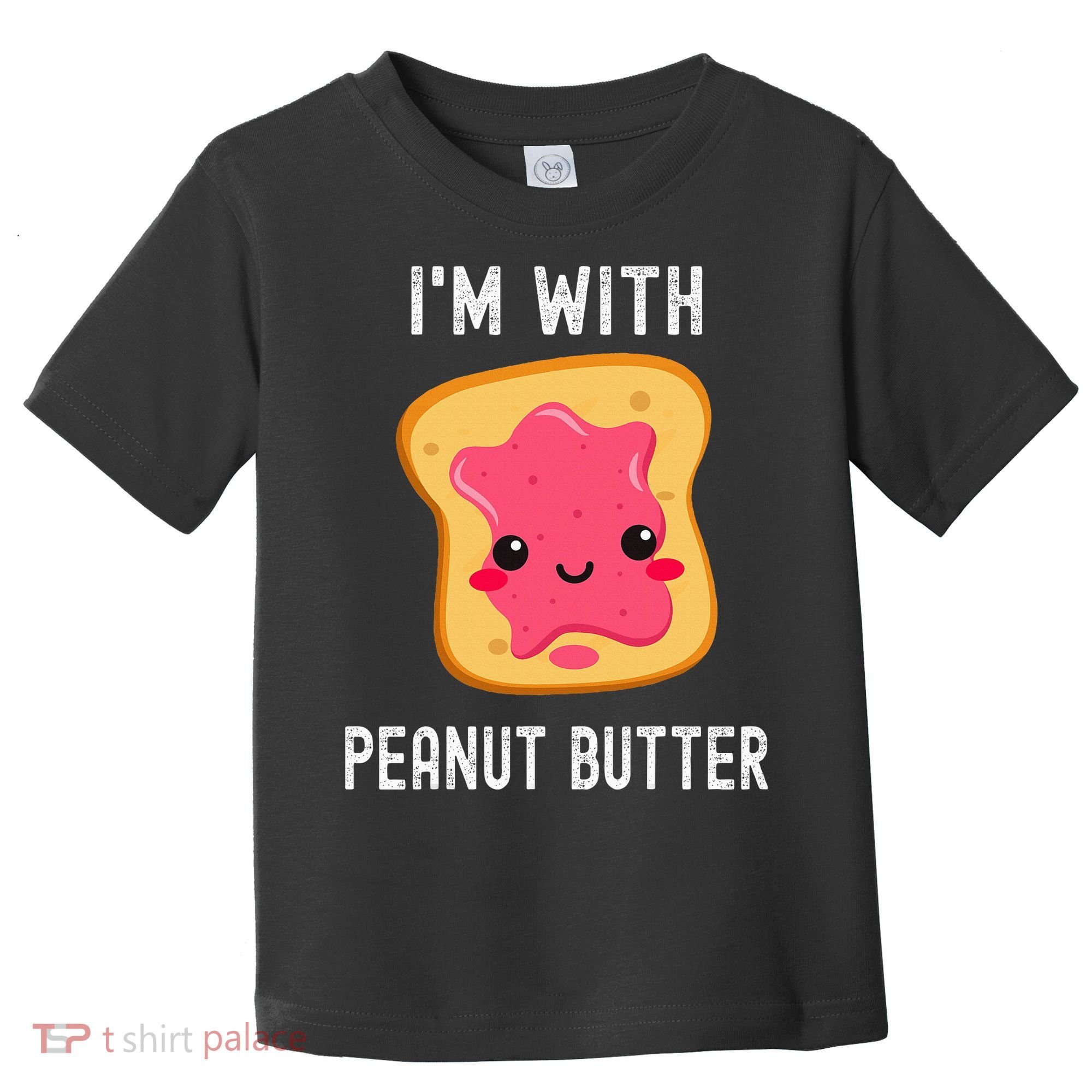 Funny Peanut Butter Jelly Matching Couples His & Hers Toddler T-Shirt