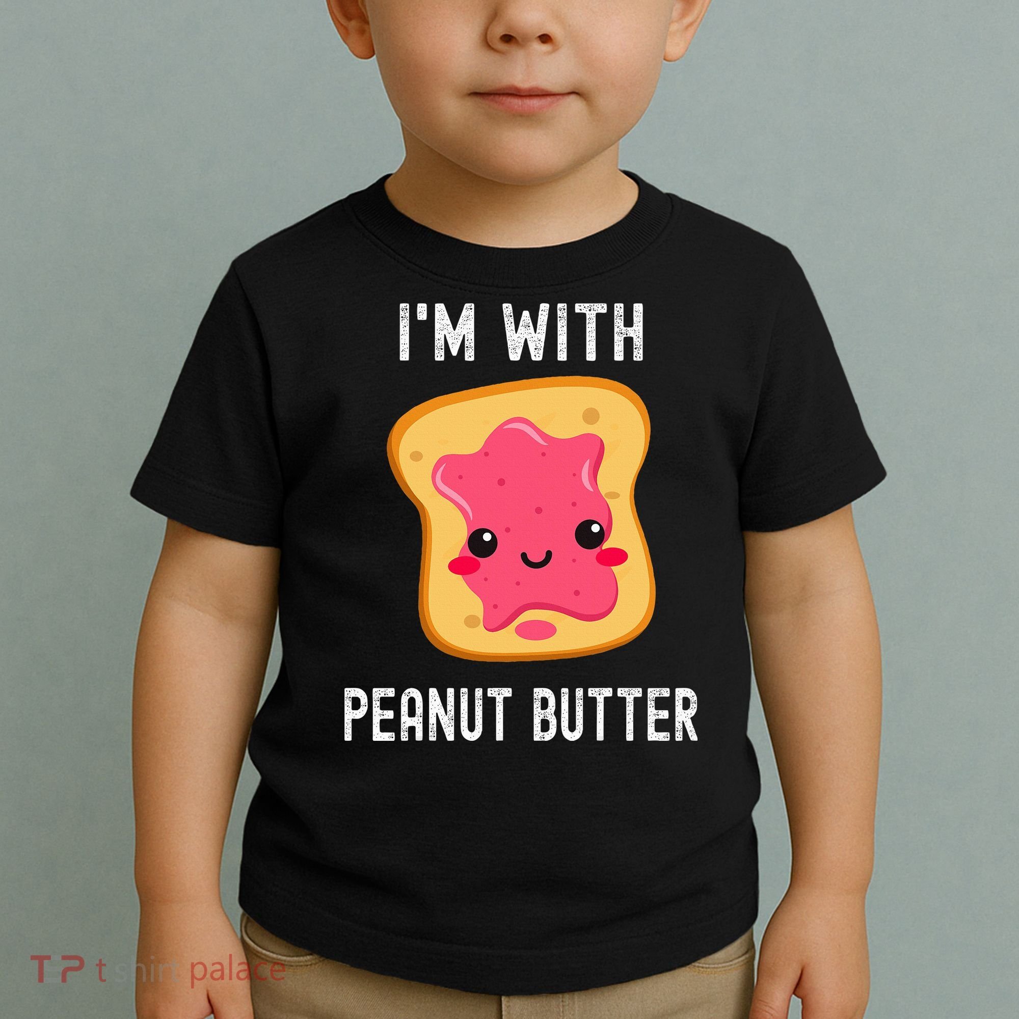 Funny Peanut Butter Jelly Matching Couples His & Hers Toddler T-Shirt
