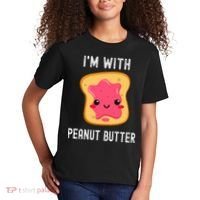 Funny Peanut Butter Jelly Matching Couples His & Hers Kids T-Shirt thumb 2