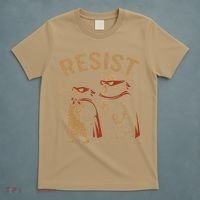 Funny Penguin Bear Resist Penguins Protest Against Tariffs T-Shirt thumb 5