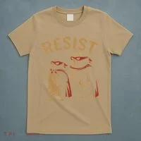 Funny Penguin Bear Resist Penguins Protest Against Tariffs T-Shirt thumb 5