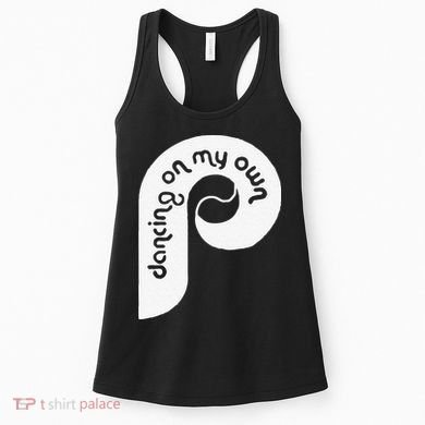 Funny Philadelphia Baseball I Keep Dancing On My Women's Tank Top