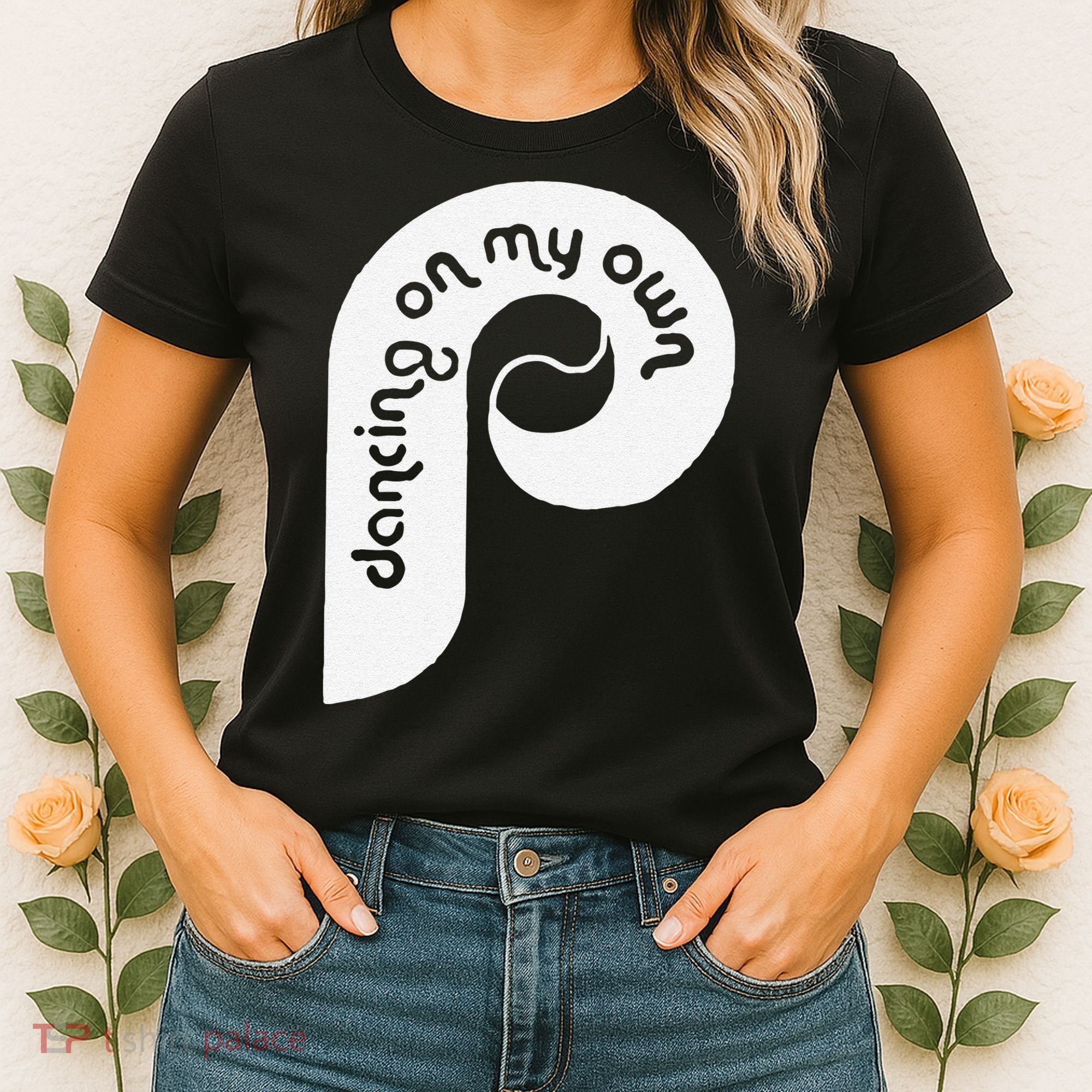Funny Philadelphia Baseball I Keep Dancing On My Women's T-Shirt