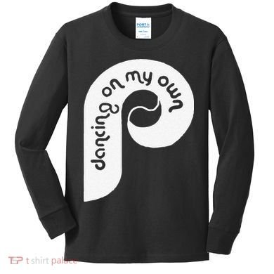 Funny Philadelphia Baseball I Keep Dancing On My Kids Long Sleeve Shirt