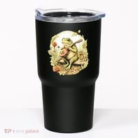 Frog Playing Banjo On Log Tumbler thumb 0