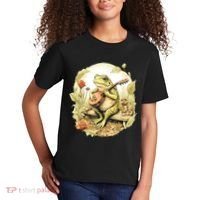 Frog Playing Banjo On Log Kids T-Shirt thumb 2