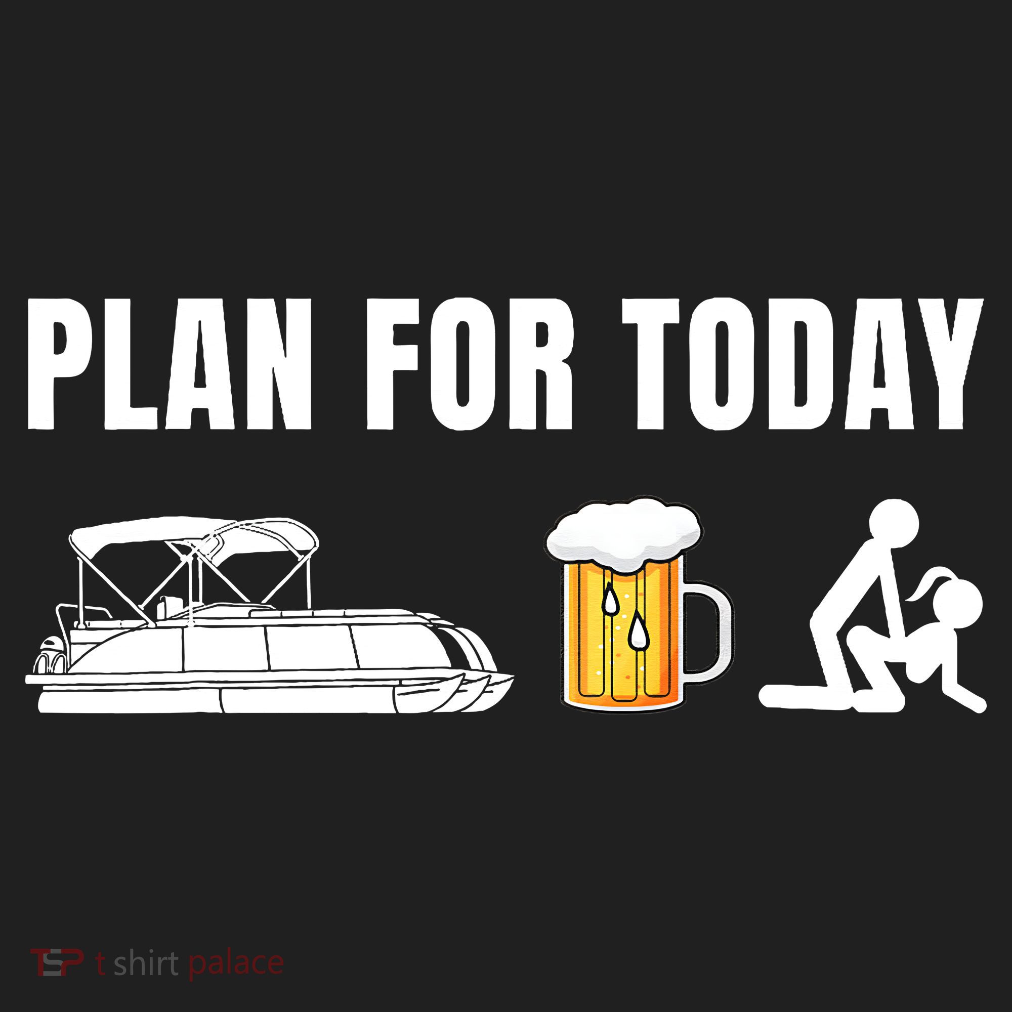 Funny Pontoon Boat Plan for Today Beer Boating  Beanie