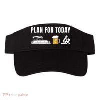 Funny Pontoon Boat Plan for Today Beer Boating  Visor thumb 0