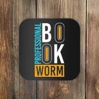 Funny Professional Book Worm Coaster thumb 0