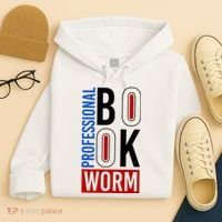 Funny Professional Book Worm Hoodie thumb 4
