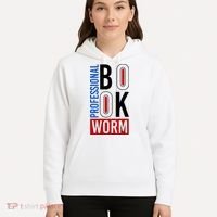 Funny Professional Book Worm Hoodie thumb 5