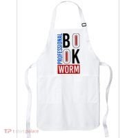 Funny Professional Book Worm Apron thumb 0