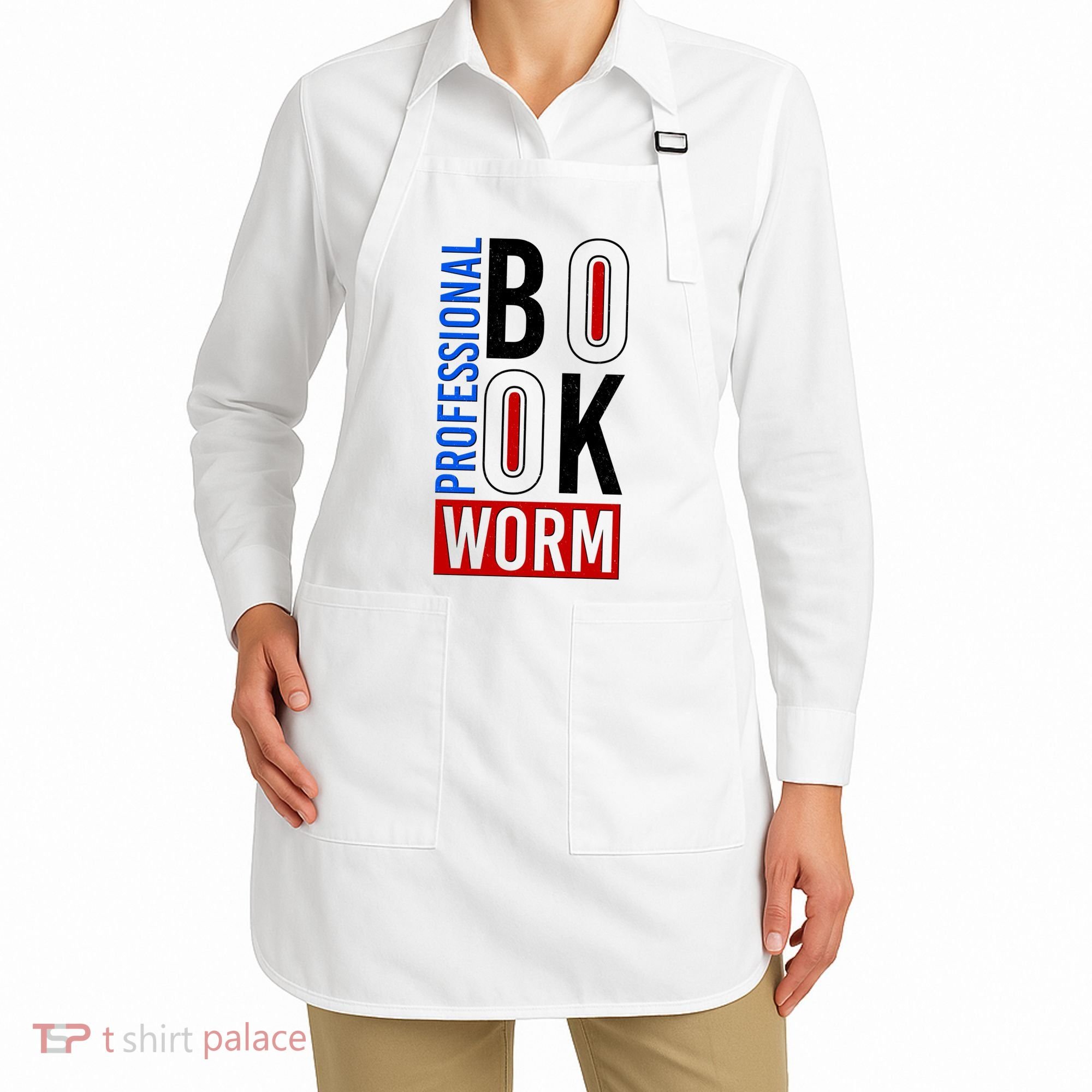 Funny Professional Book Worm Apron