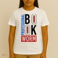 Funny Professional Book Worm T-Shirt thumb 4