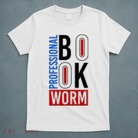 Funny Professional Book Worm T-Shirt thumb 5
