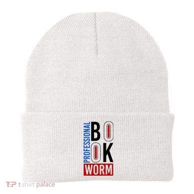 Funny Professional Book Worm Beanie