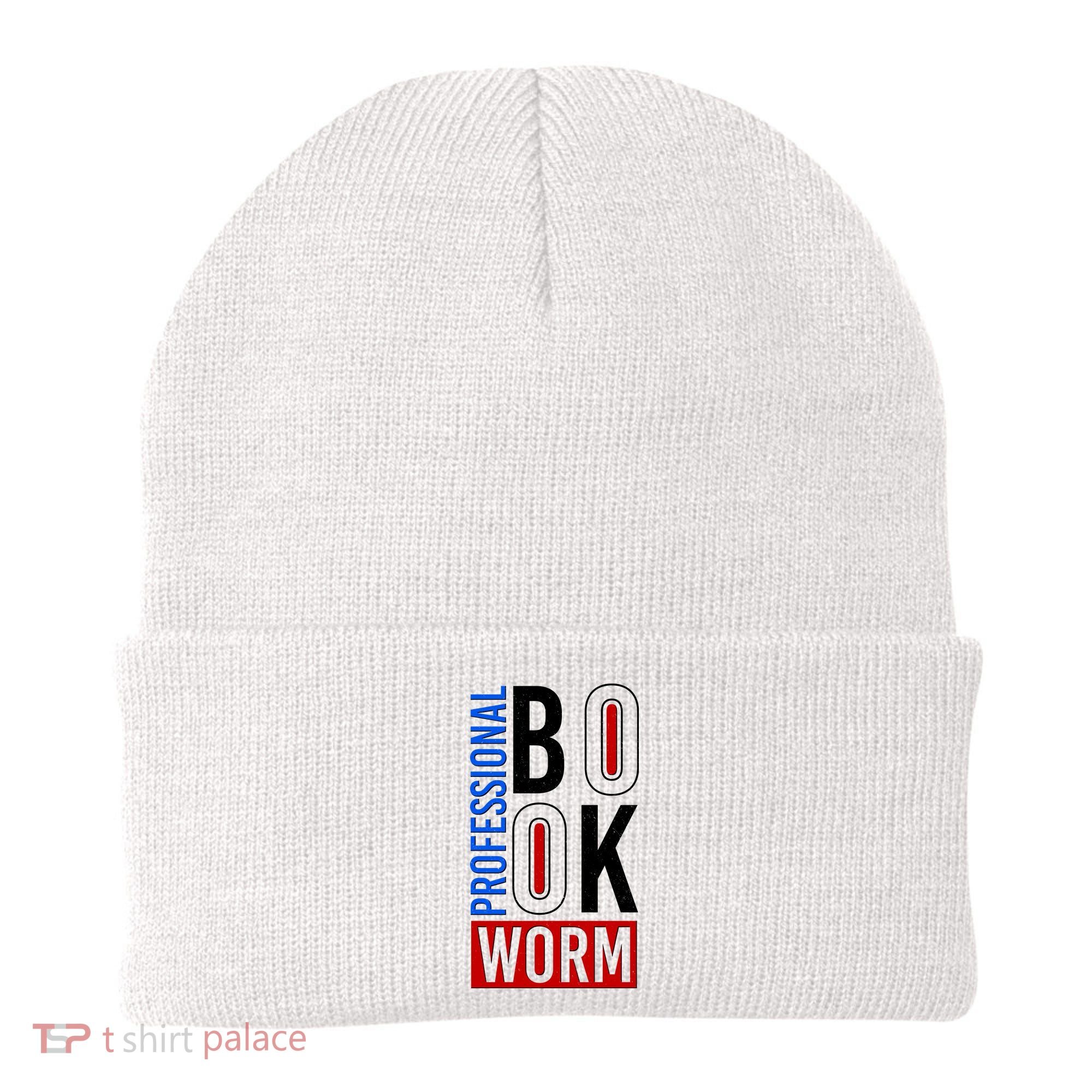 Funny Professional Book Worm Beanie