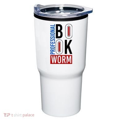 Funny Professional Book Worm Tumbler