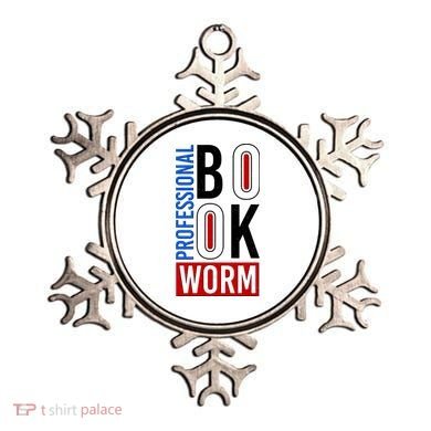 Funny Professional Book Worm Ornament