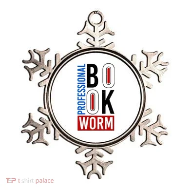 Funny Professional Book Worm Ornament
