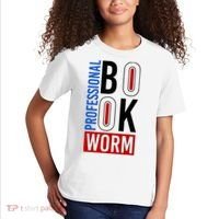 Funny Professional Book Worm Kids T-Shirt thumb 2