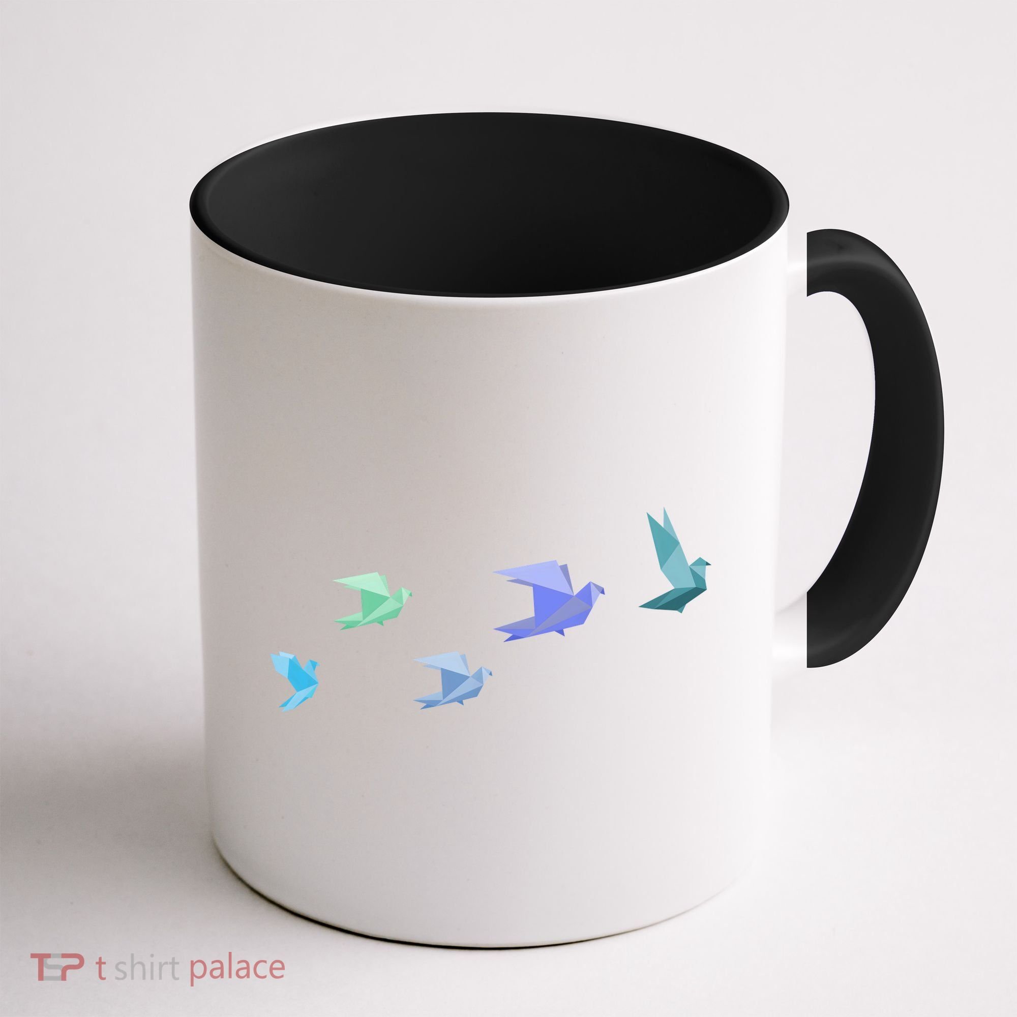 Flying Paper Birds Coffee Mug