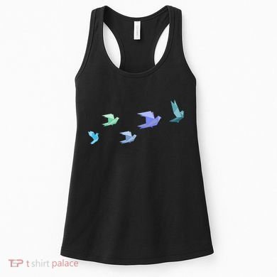 Flying Paper Birds Women's Tank Top