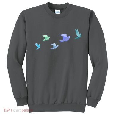 Flying Paper Birds Sweatshirt