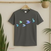 Flying Paper Birds T-Shirt thumb 2