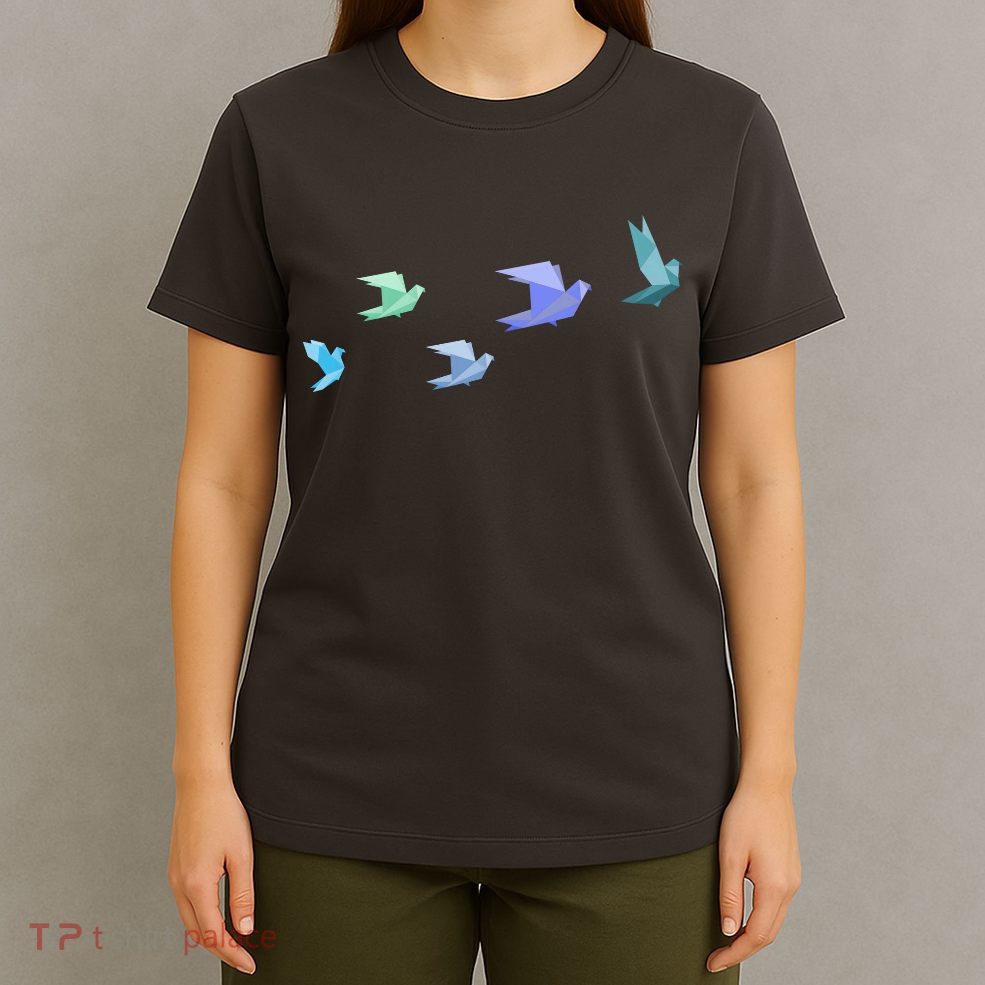 Flying Paper Birds T-Shirt