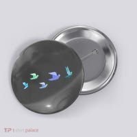 Flying Paper Birds Button thumb 0