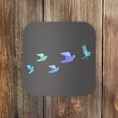 Flying Paper Birds Coaster