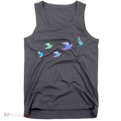 Flying Paper Birds Tank Top