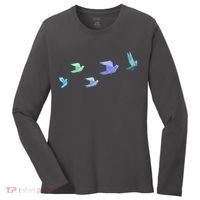 Flying Paper Birds Women's Long Sleeve Shirt thumb 0