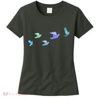 Flying Paper Birds Women's T-Shirt thumb 0