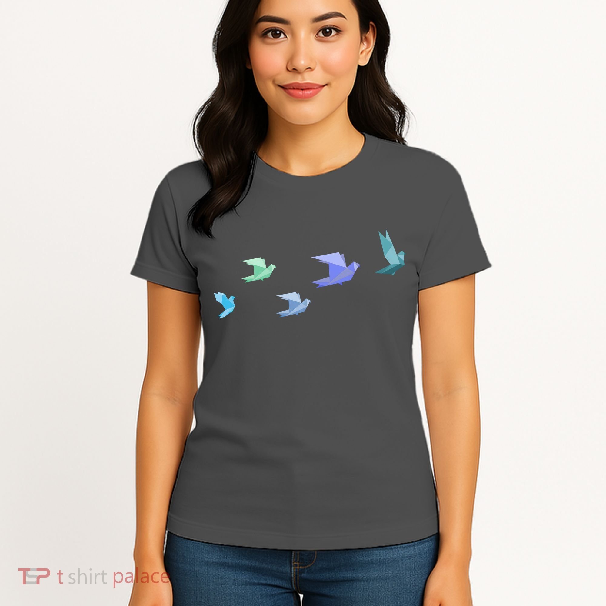 Flying Paper Birds Women's T-Shirt