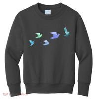 Flying Paper Birds Kids Sweatshirt thumb 0