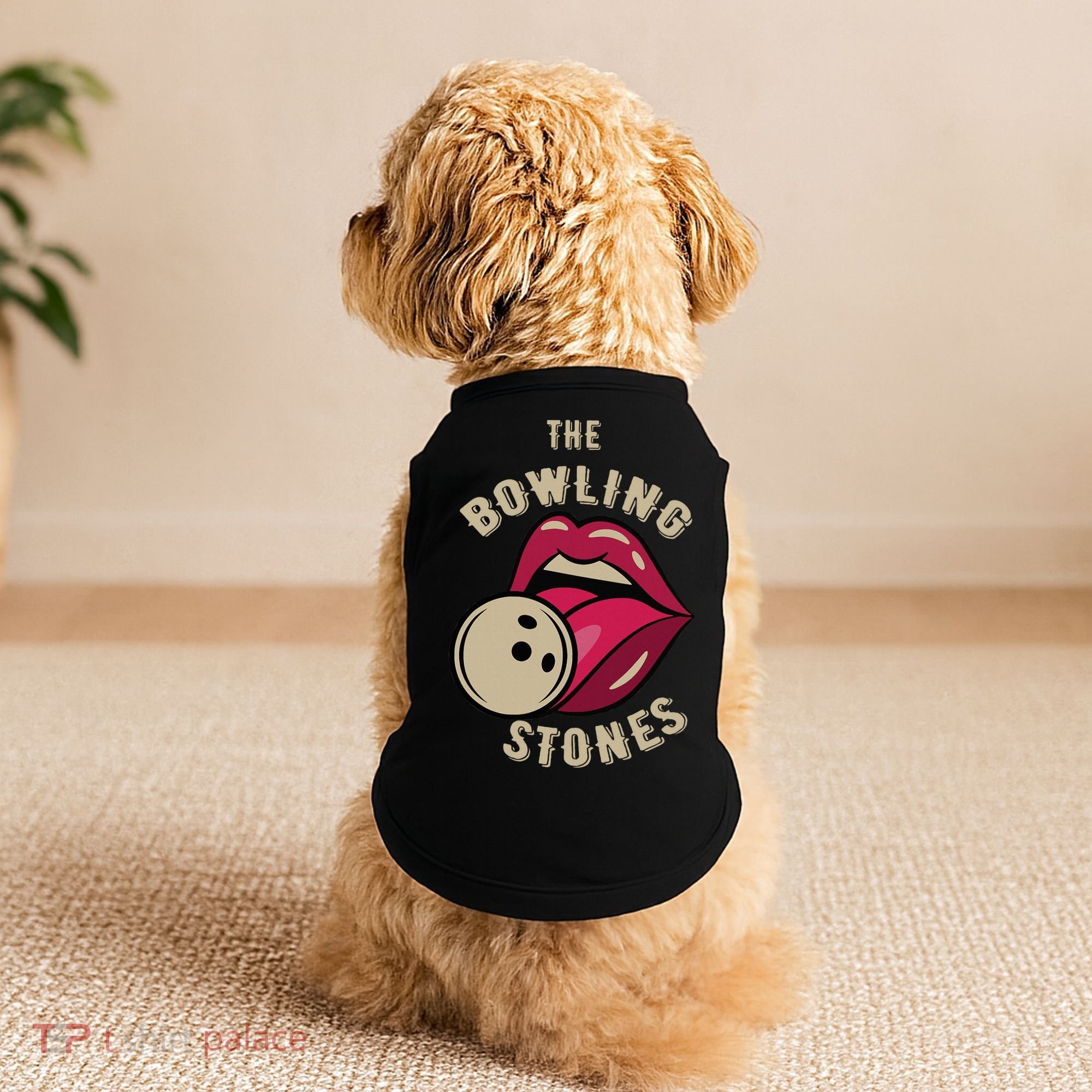 Funny Pun Bowling Stone Doggie Tank