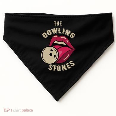 Funny Pun Bowling Stone USA-Made Doggie Bandana