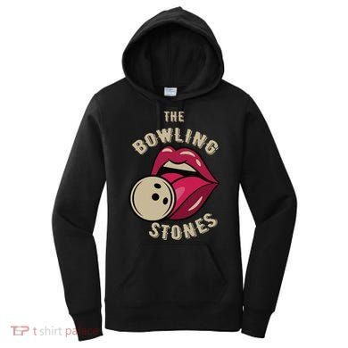 Funny Pun Bowling Stone Women's Hoodie