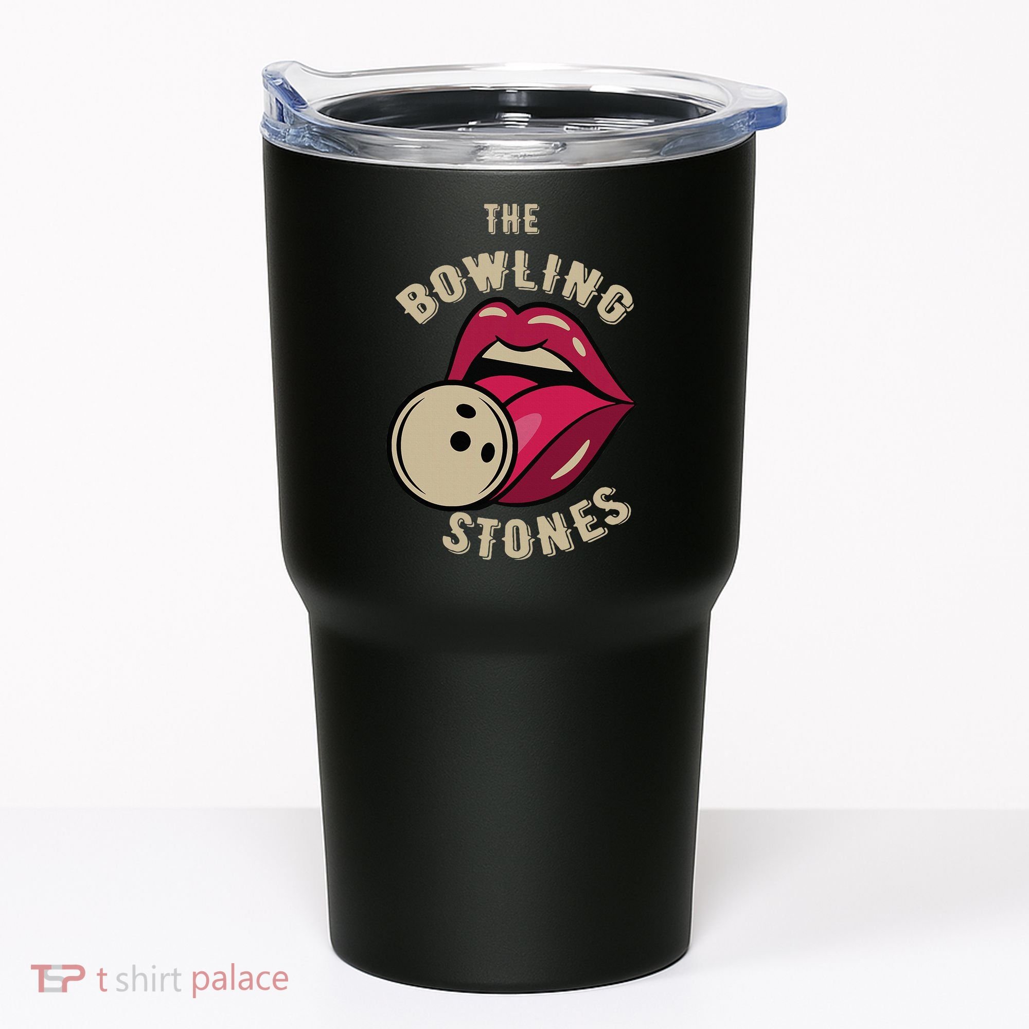 Funny Pun Bowling Stone Tumbler