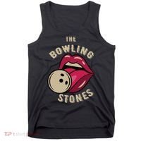 Funny Pun Bowling Stone Tank Top thumb 0