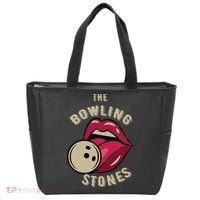 Funny Pun Bowling Stone Tote Bag thumb 0
