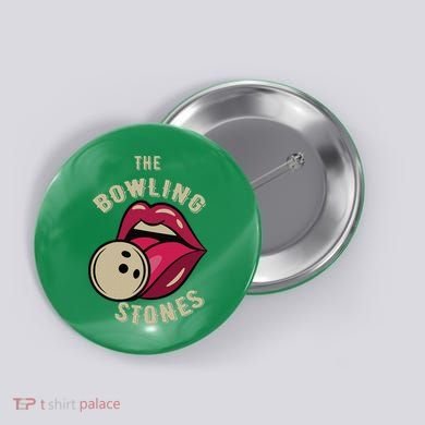 Funny Pun Bowling Stone Button