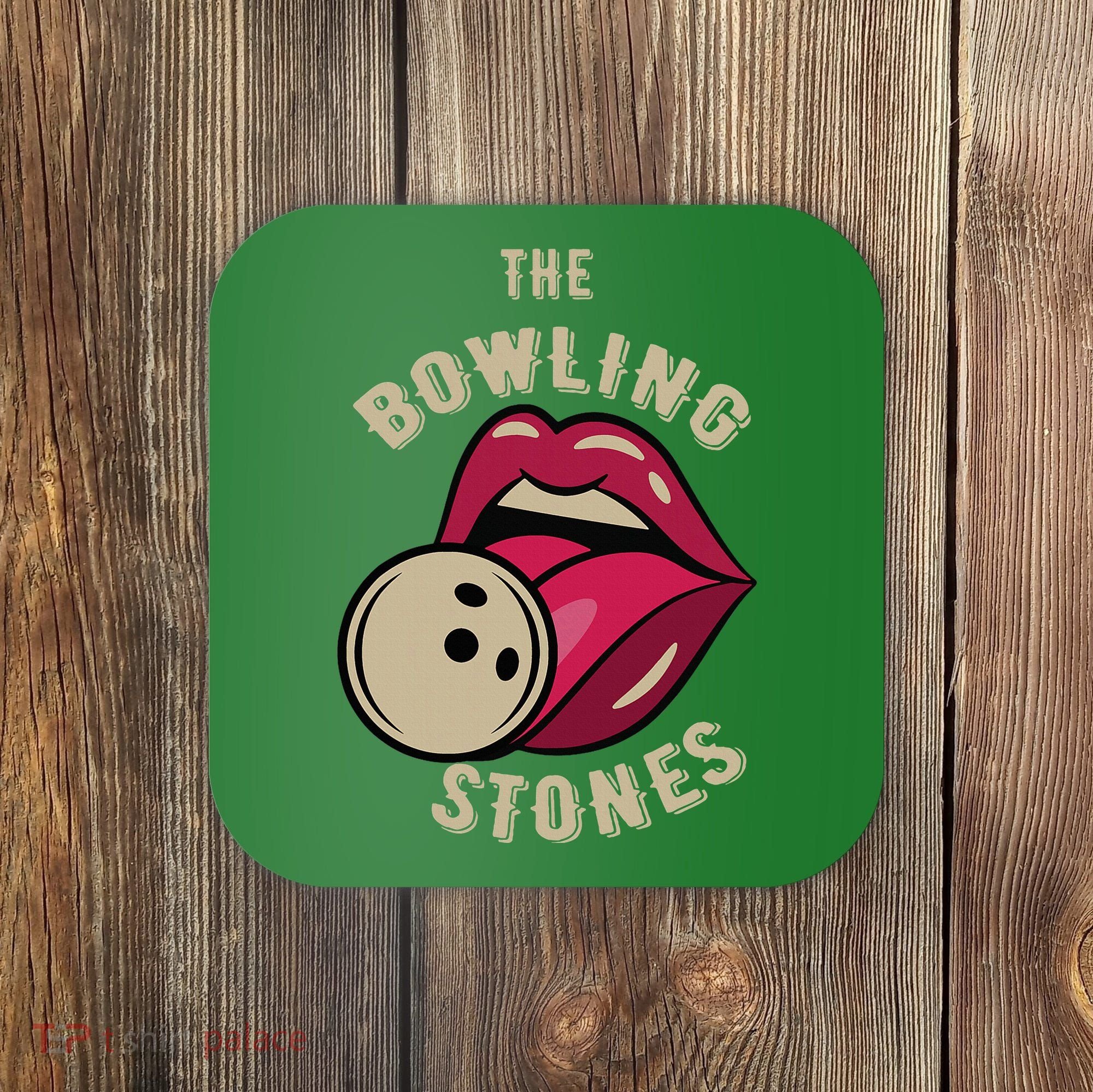 Funny Pun Bowling Stone Coaster
