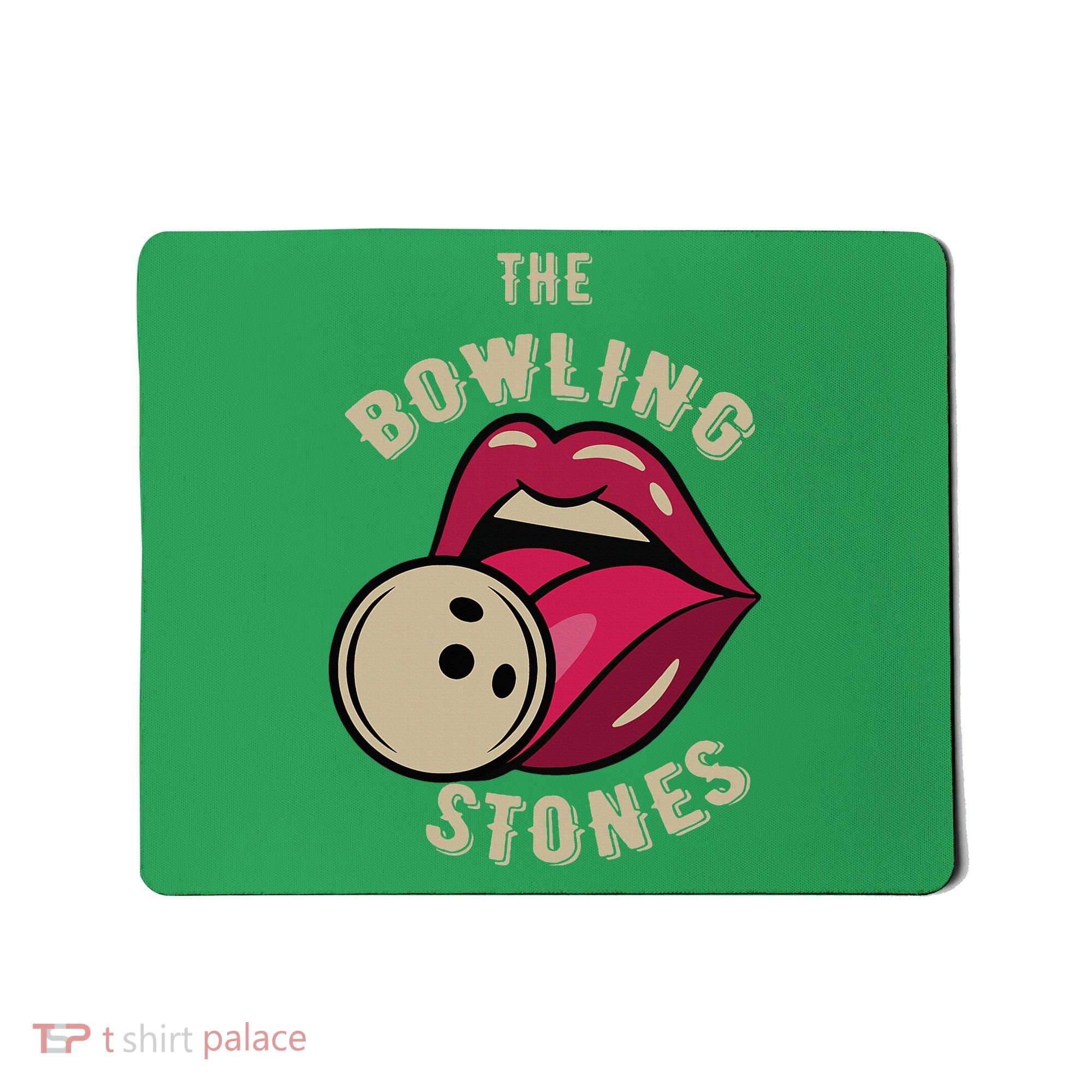 Funny Pun Bowling Stone Mousepad