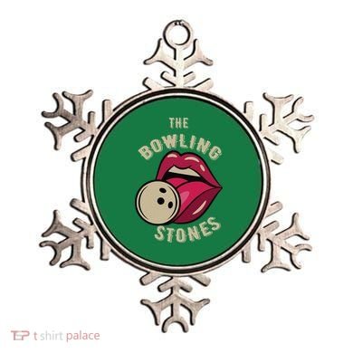 Funny Pun Bowling Stone Ornament